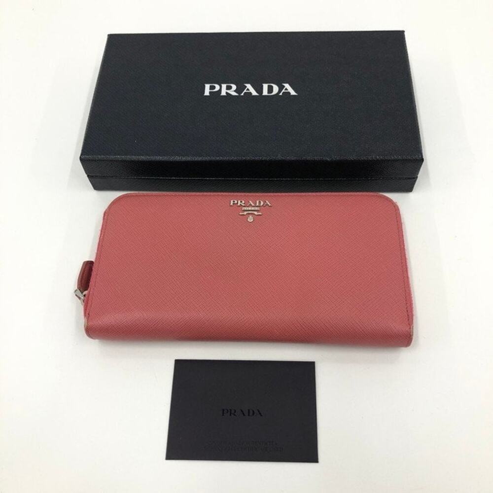 PRADA Saffiano 62 Zip-Around Long Wallet (Boxed)-B247